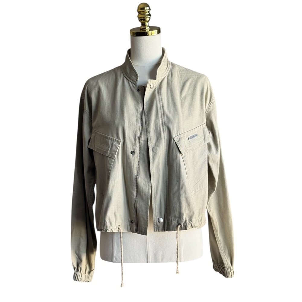 Polo Ralph Lauren Jean Co. Women’s Vintage Khaki/Beige Cropped Utility Jacket- M